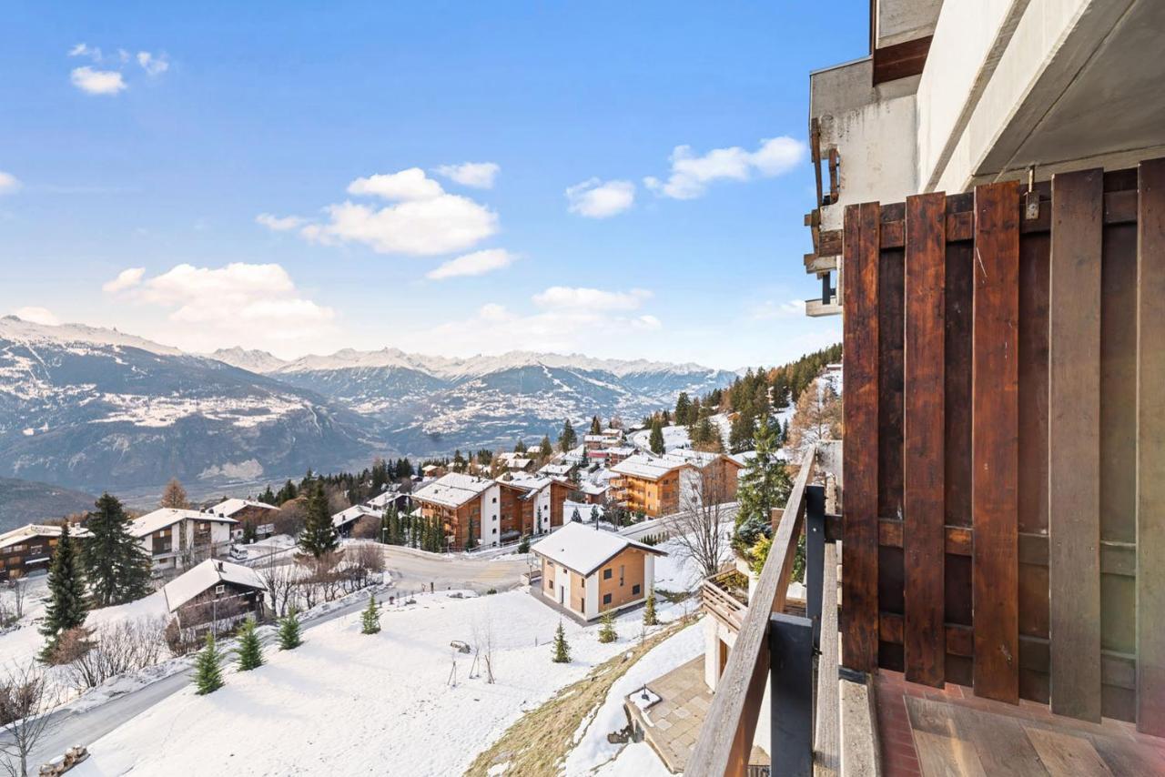 Chaleureux Studio A Anzere, Accessible A Ski, Proche De Tout Exterior foto