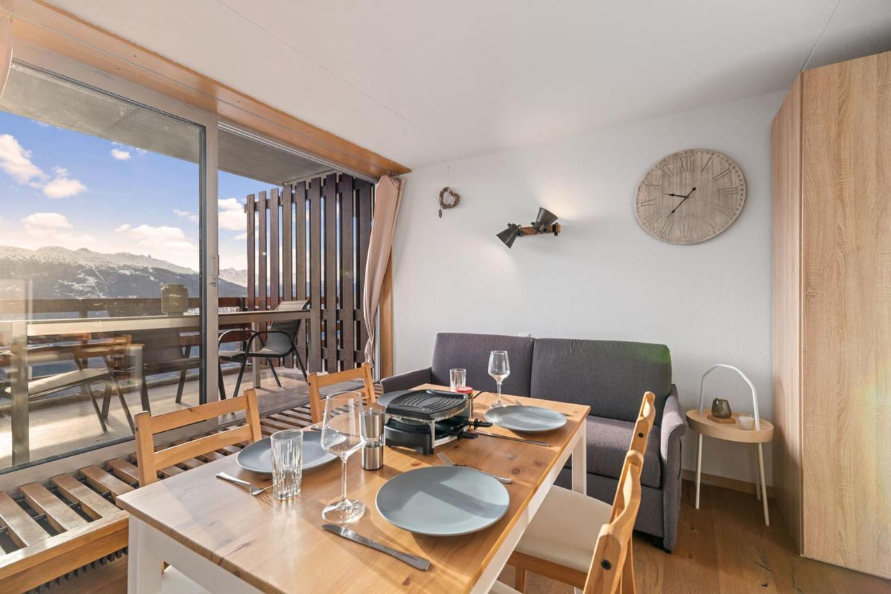Chaleureux Studio A Anzere, Accessible A Ski, Proche De Tout Exterior foto